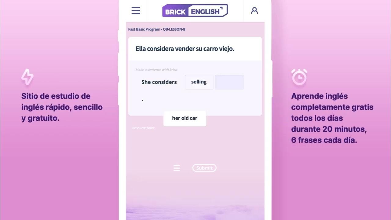 Brick English Sitio web gratuito para aprender inglés. YouTube