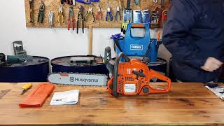 Chainsaw Husqvarna 435 , Unboxing , Build , Video Tour