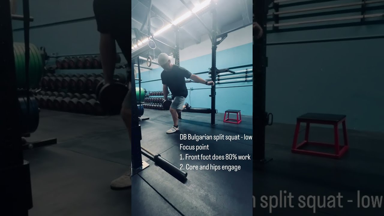 Bulgarian split squat wod shop