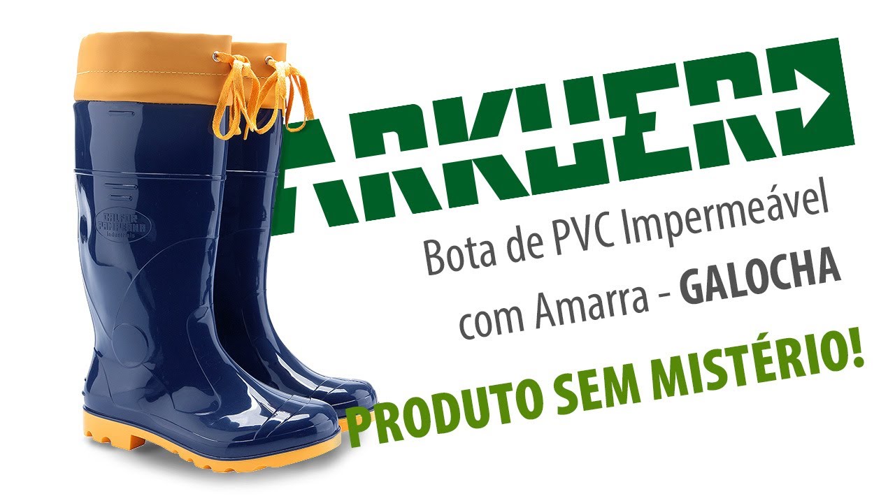 bota galocha pvc