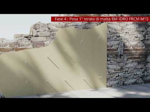 Video: Rete di rinforzo per il rinforzo di murature in calcestruzzo