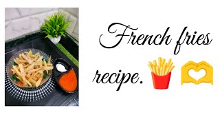 easy french fries recipe 🍟 only 10 minute recipe..! please subscribe my channel 🙏🏻