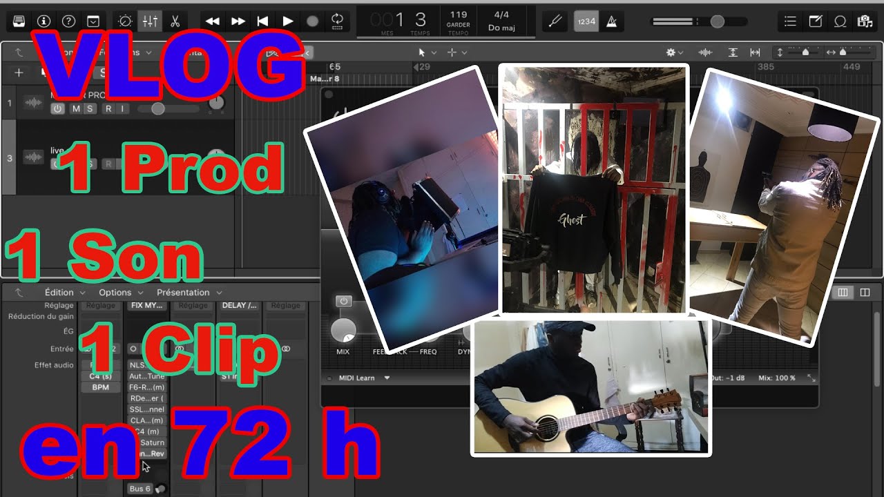 VLOG - FAIRE UNE PROD TRAP / UN SON / UN CLIP VIDÉO EN 72 H !!!! - YouTube