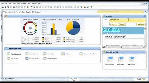 SAP BUSINESS ONE – PERSONALISED WORK CENTER AND  UI ENHANCEMENTS