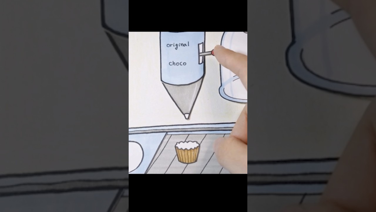 종이 스톱모션 애니메이션🧁 Cup Cake Factory Paper Stopmotion #stopmotion #stopmotionanimation #스톱모션