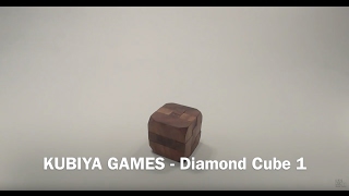 How To Solve The Diamond Cube 1 Puzzle - BY KUBIYA GAMES