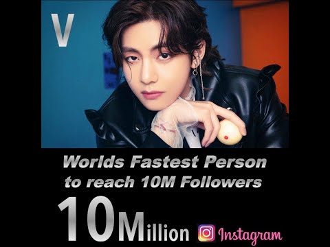 V joins Instagram with a bang Surpasses Angelina Jolie's record