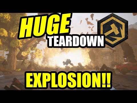 HUGE EXPLOSION - Teardown Russian Town 4 (Mod)