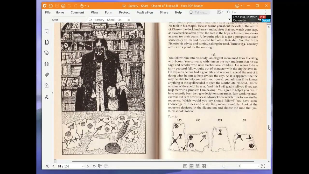 Let's Play Steve Jackson's Sorcery! Kharé - Cityport of Traps (Fighting Fantasy Game Book) Part 2