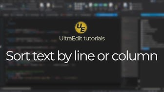 Mac Text Editor - UltraEdit