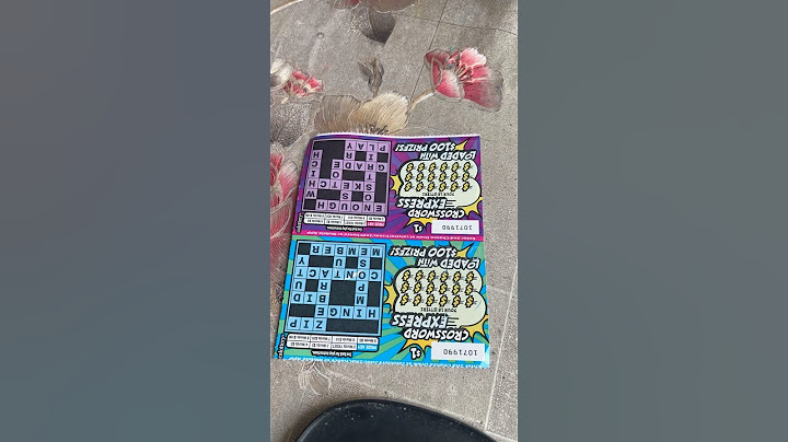 2x 1 DOLLAR CROSSWORD EXPRESS #californiascratchers #californialottery #scratch #lottery
