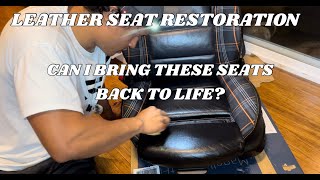 LEATHER SEAT RESTORATION | BMW SEAT SWAP IN A '71 CHEVELLE RESTOMOD