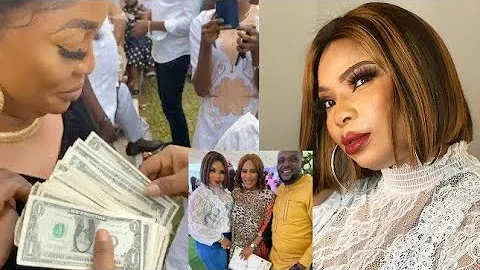 See How Laide Bakare Sprays Ďollars At Kemi Afolabi’s Housewarming Party...Fathia Williams Shouts!!!