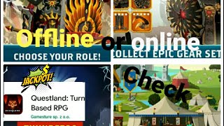 Questland: turn based on rpg///#offline or online check ///#offline app info screenshot 1