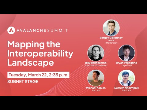 Mapping the Interoperability Landscape | Avalanche Summit 2022