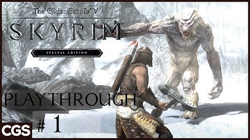The Elder Scrolls V: Skyrim (Special Edition)  - PC Playthrough, *No commentary* [Part 1: Prologue]