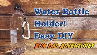 💧Carabiner Water Bottle Lanyard | 💧Paracord Water Bottle Holder | HOW TO DIY