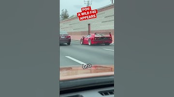Every car guy’s reaction when they see an F40 🏎