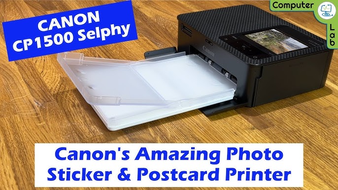 Canon SELPHY CP-1500 Setup, Install photo Film, Load Paper Tray, WiFi  Setup, Print Photos & Review ! 