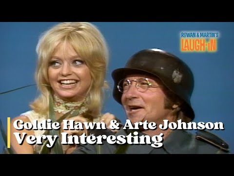 Goldie Hawn | Very Interesting | With Arte Johnson on Rowan & Martin's Laugh-In