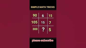 simple math tricks#mathpuzzle #mathematics #puzzle #reasoning #mathematics #shorttrick #trickshots