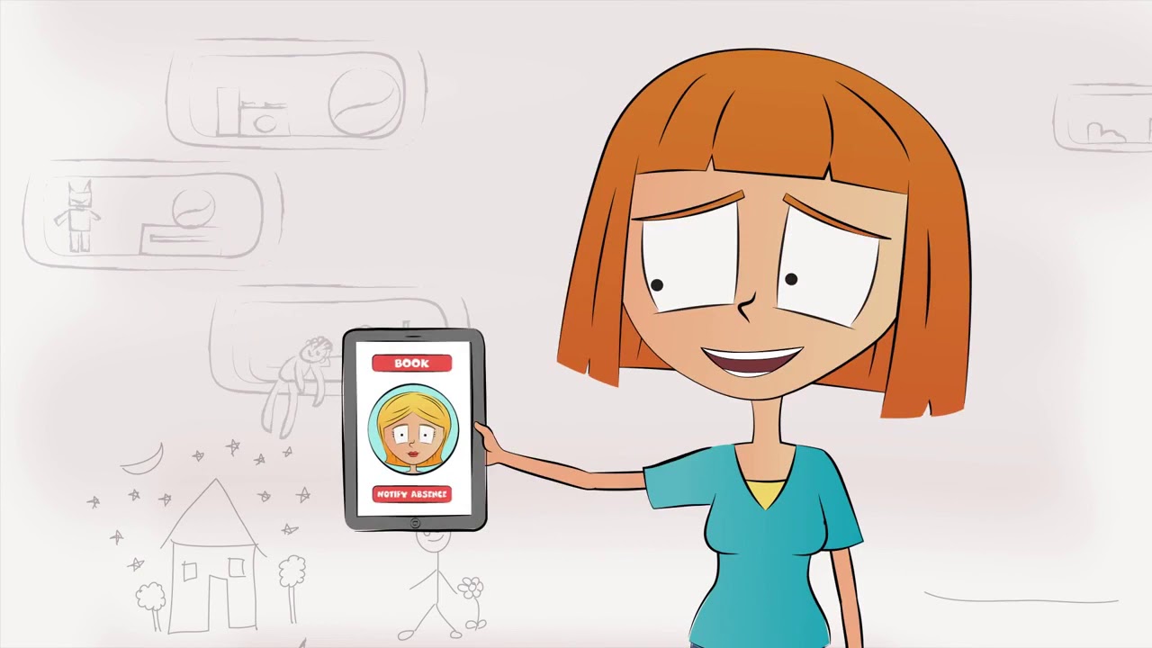 Animated explainer video for Australian daycare management software