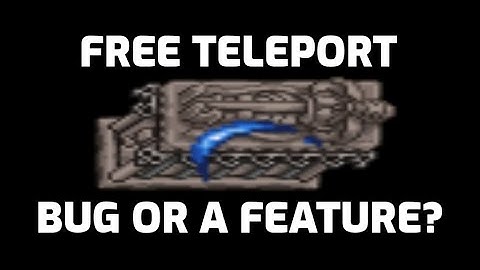 Bug or a feature? Free teleport