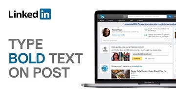 How to Type Bold Text on LinkedIn Post