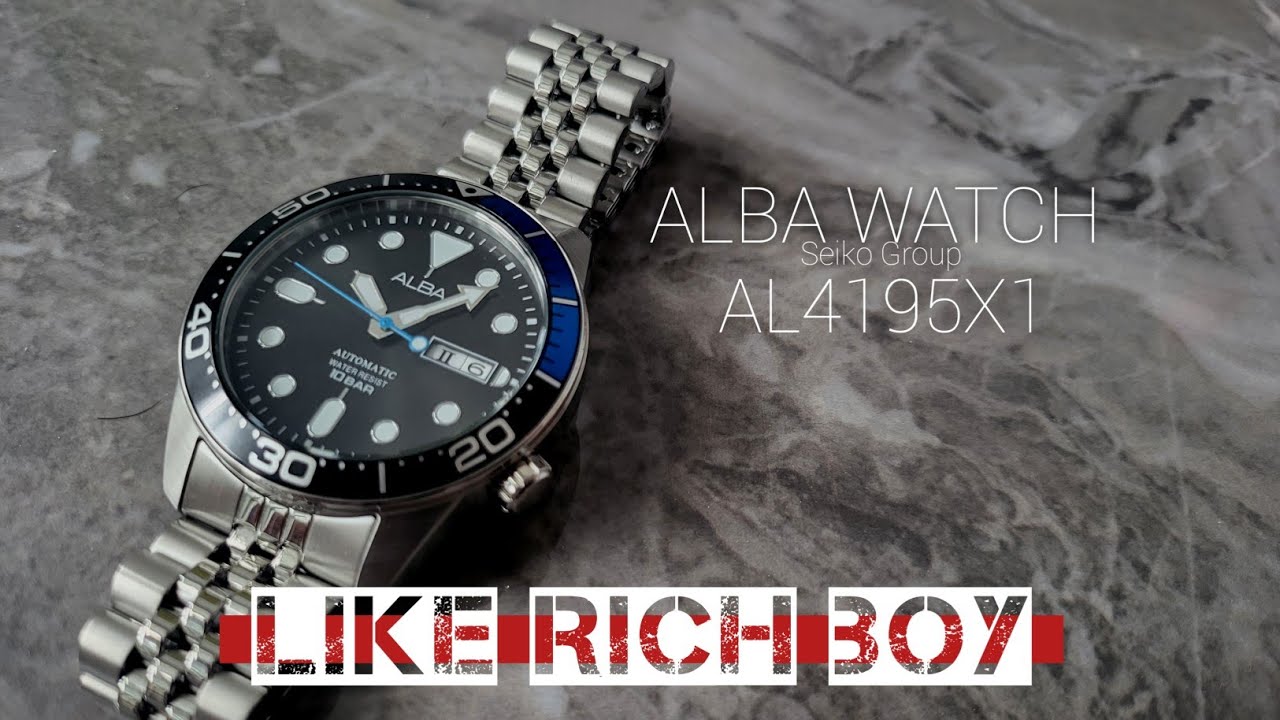 セイコー ALBA アルバ 希少 Y491-4100 稼動　101 WATCH ALBA AL4195X1 - YouTube