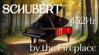 Peaceful Classical Music - Franz Schubert Moments musicaux D.780 No.3 - 432Hz - At The Fireplace