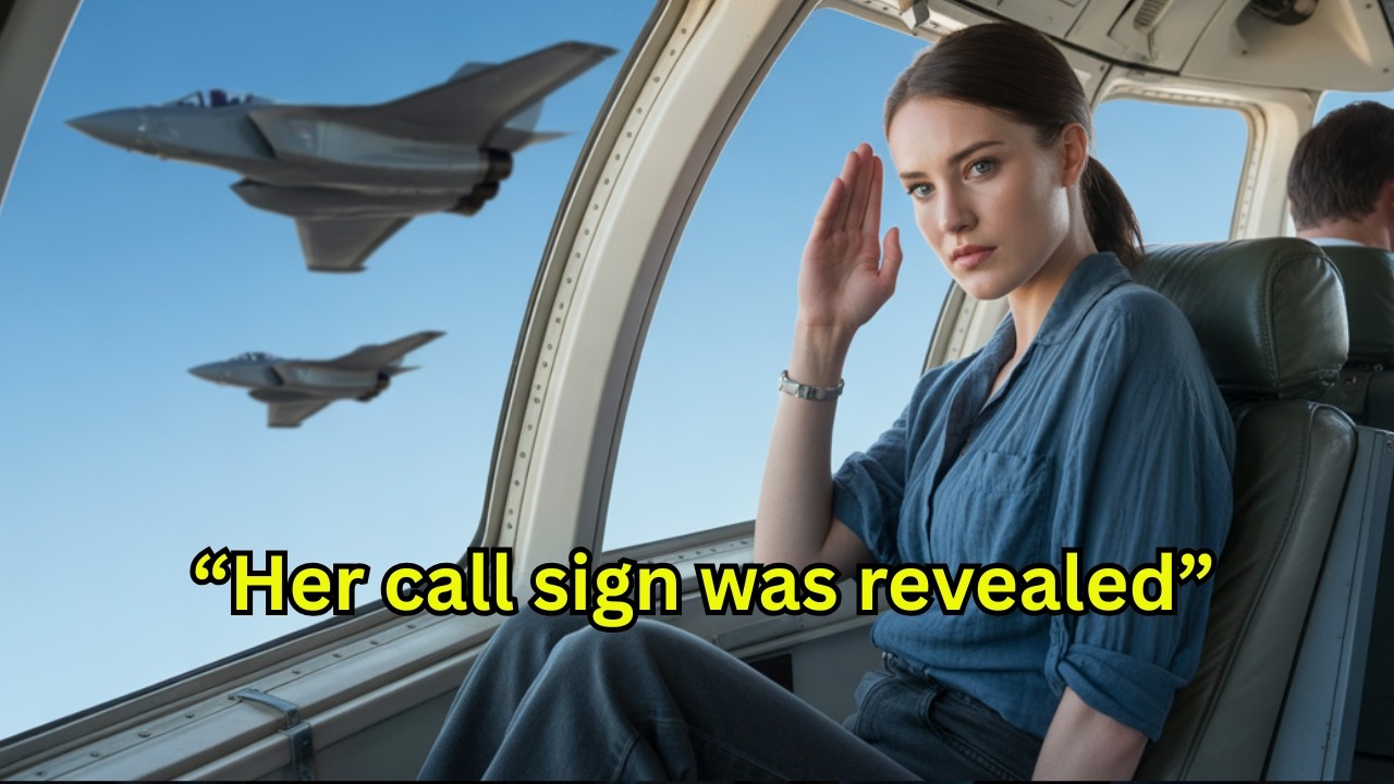 She Stayed Silent on the Flight Until  Pilot Collapsed at 30,000 Feet and Her Call Sign Was Revealed