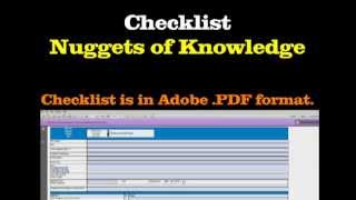 Checklist Tutorial - Where and How for to find it - to help refurbish our computers.