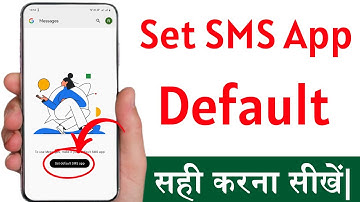 set default sms app kaise thik kare? set default sms app| message me set default sms app kaise hatay