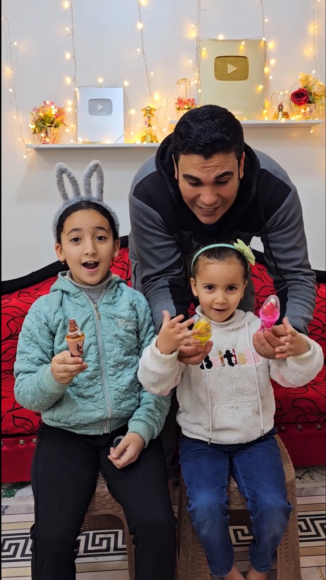 Cute baby finally gets her ice cream ???❤️?✅️