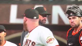 Celebrity Giants pitcher Zack Littell gets pissed at manager Gabe Kapler after getting pulled. Giants vs Brave Net Worth