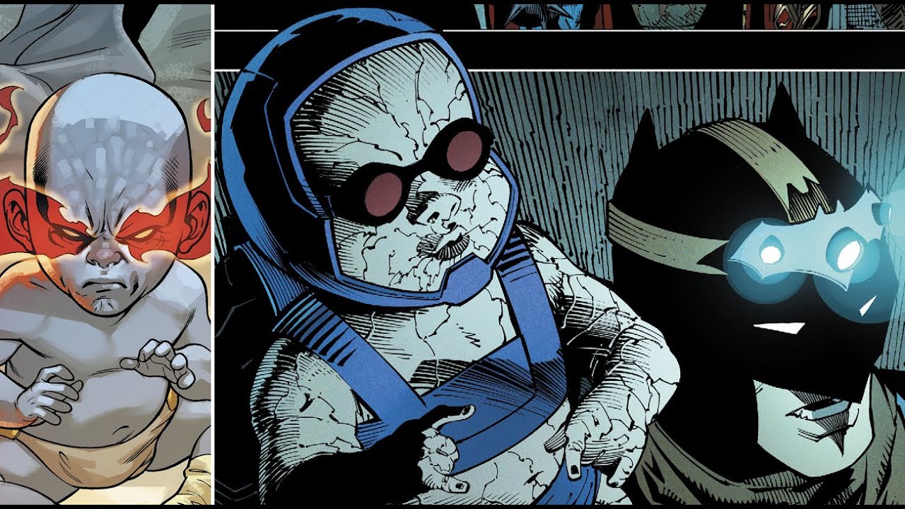 Baby Darkseid after being kidnapped by Batman