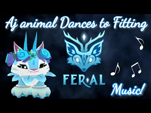 Animal jam Animal Dances to Fitting Feral Music! || Animal Jam