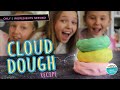 How to make diy cloud dough with 3 ingredients  easy spring kids craft