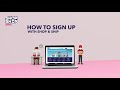 How To Sign Up With Shop & Ship