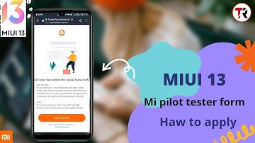 MIUI 13 Install Indian Users | MIUI 13 Stable Beta Testing Form  Fill 13 Form😇