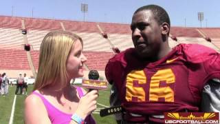USC guard Marcus Martin having a good spring