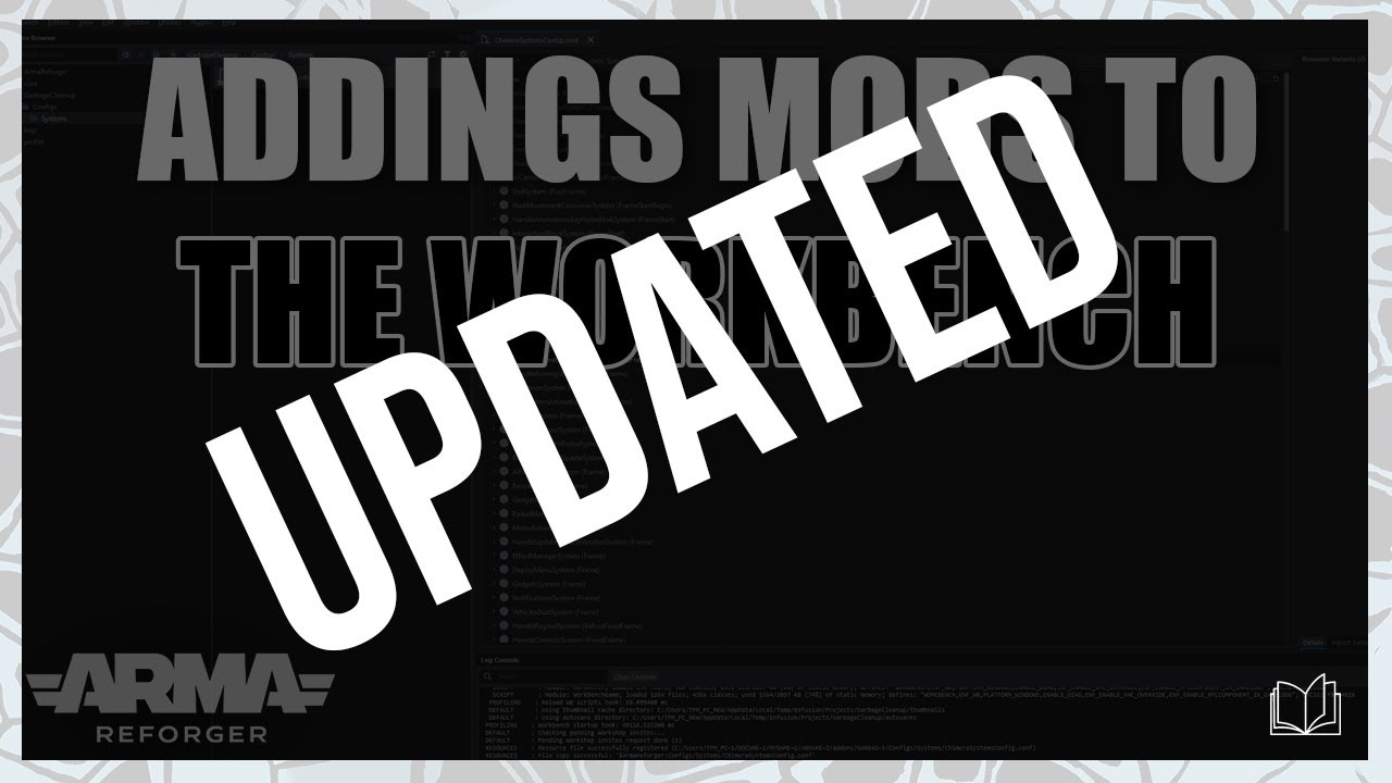 ОБНОВЛЕНО - Простое руководство по добавлению модификаций в верстак - Инструменты для Arma Reforger