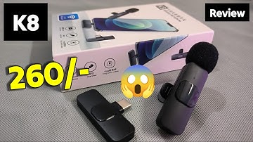 K8 Wireless Microphone Review || K8 Wireless Microphone Kaise Use Kare || best cheapest wireless mic