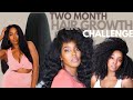 Two Month Natural Hair Growth Challenge | Easy Hair Regimen | Melissa Denise