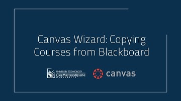 Canvas Wizard: Using the Blackboard Import Tool