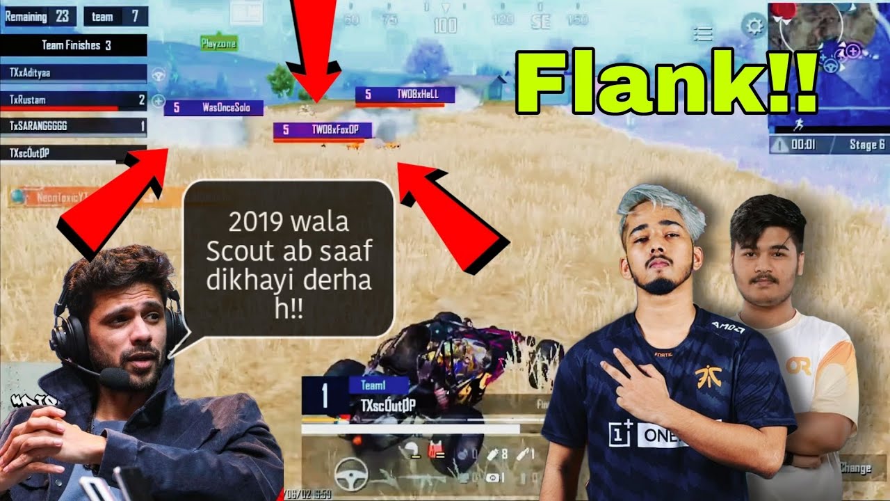 TxScout vs Godl Ghatak | End zone clash!! | caster shocked by Scout Flank 😳 🥶🔥