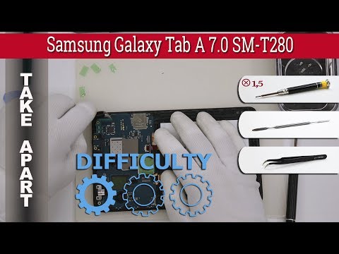 How to disassemble 📱 Samsung Galaxy Tab A 7.0 SM-T280 Take apart