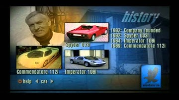 Need For Speed II (2) (PS1) - Car Showcase: Isdera Commendatore 112i