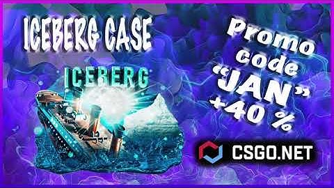 CSGO.NET promo code "JAN" +40% bonus to new deposit/ Open Iceberg Case / (mycsgo)