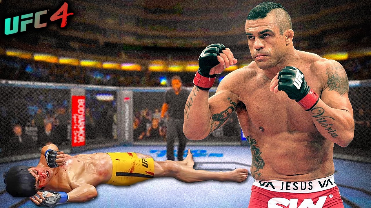 Bruce Lee vs. Vitor Belfort | Brazilian MMA (EA sports UFC 4) - YouTube